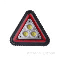 Luce di avvertimento a triangolo portatile impermeabile a LED